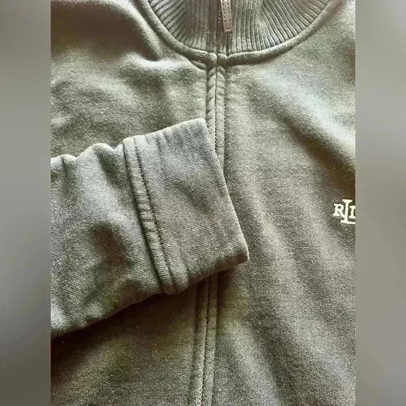 Lauren - Ralph Lauren Casual Track Jacket Women's Black - Small/Petite - Picture 5 of 9